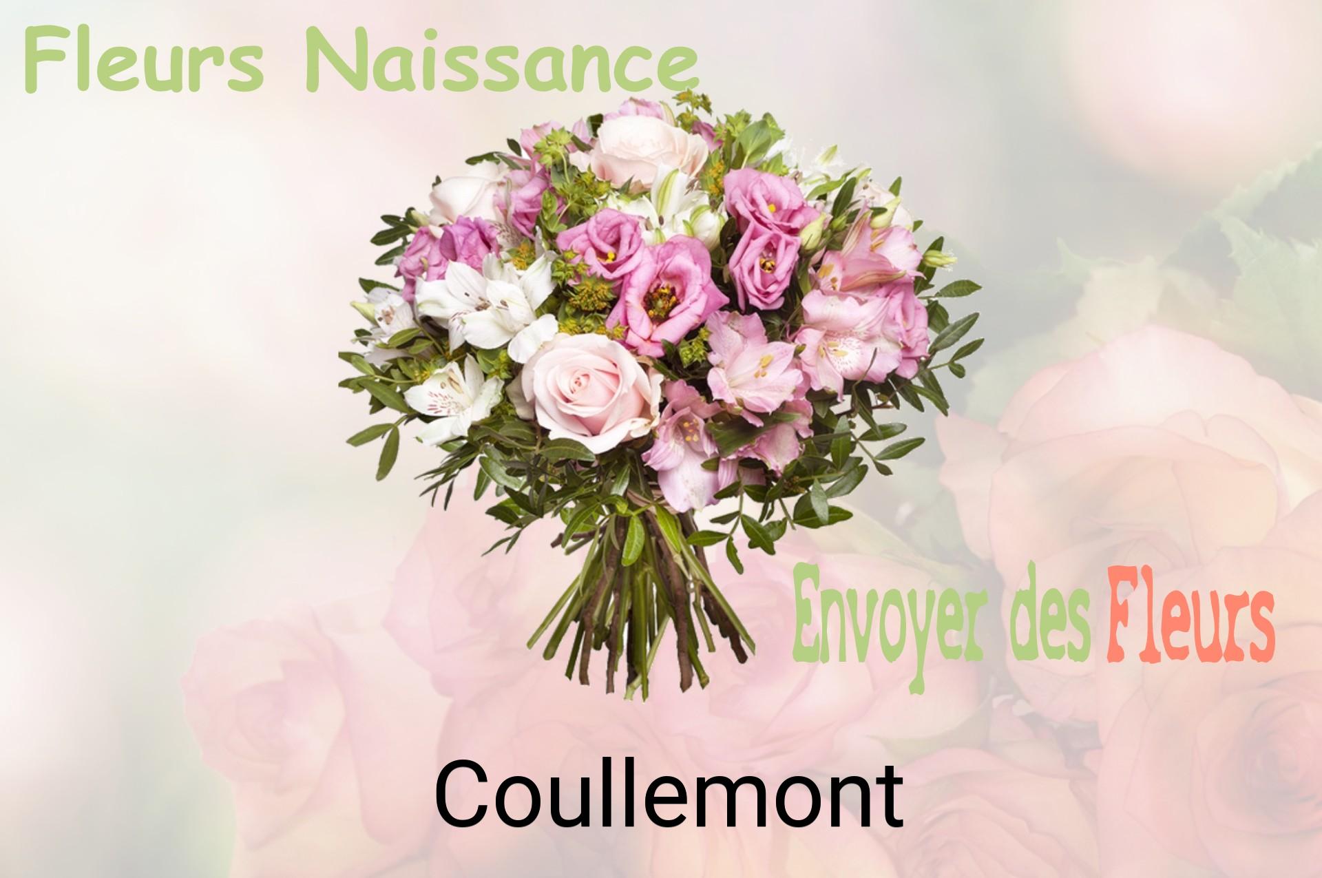 Bouquet de fleurs de naissance livré à Coullemont